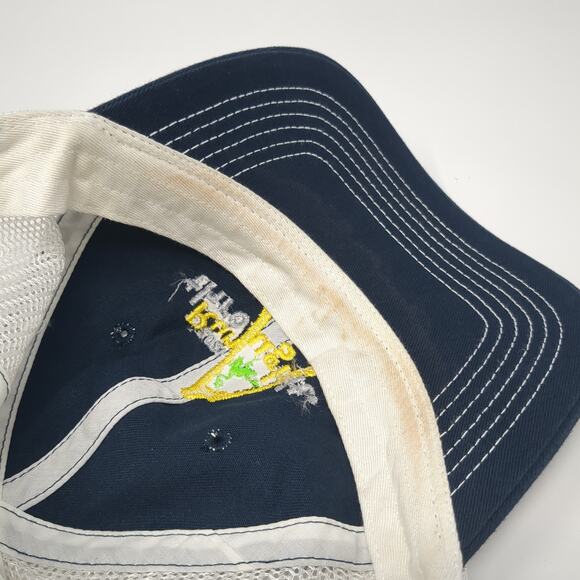 Race To Robie Creek Run Through It 2021 Trucker Hat Blue One Size District - Picture 7 of 9